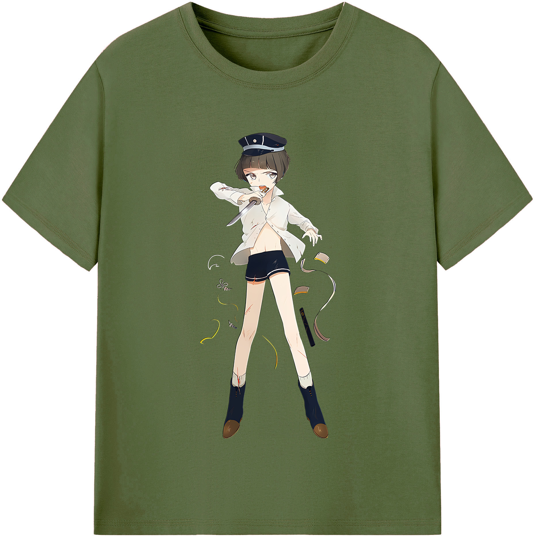 （画像用） 刀剣乱舞 Touken Ranbu 綿100％半袖Tシャツ（フロントプリント）